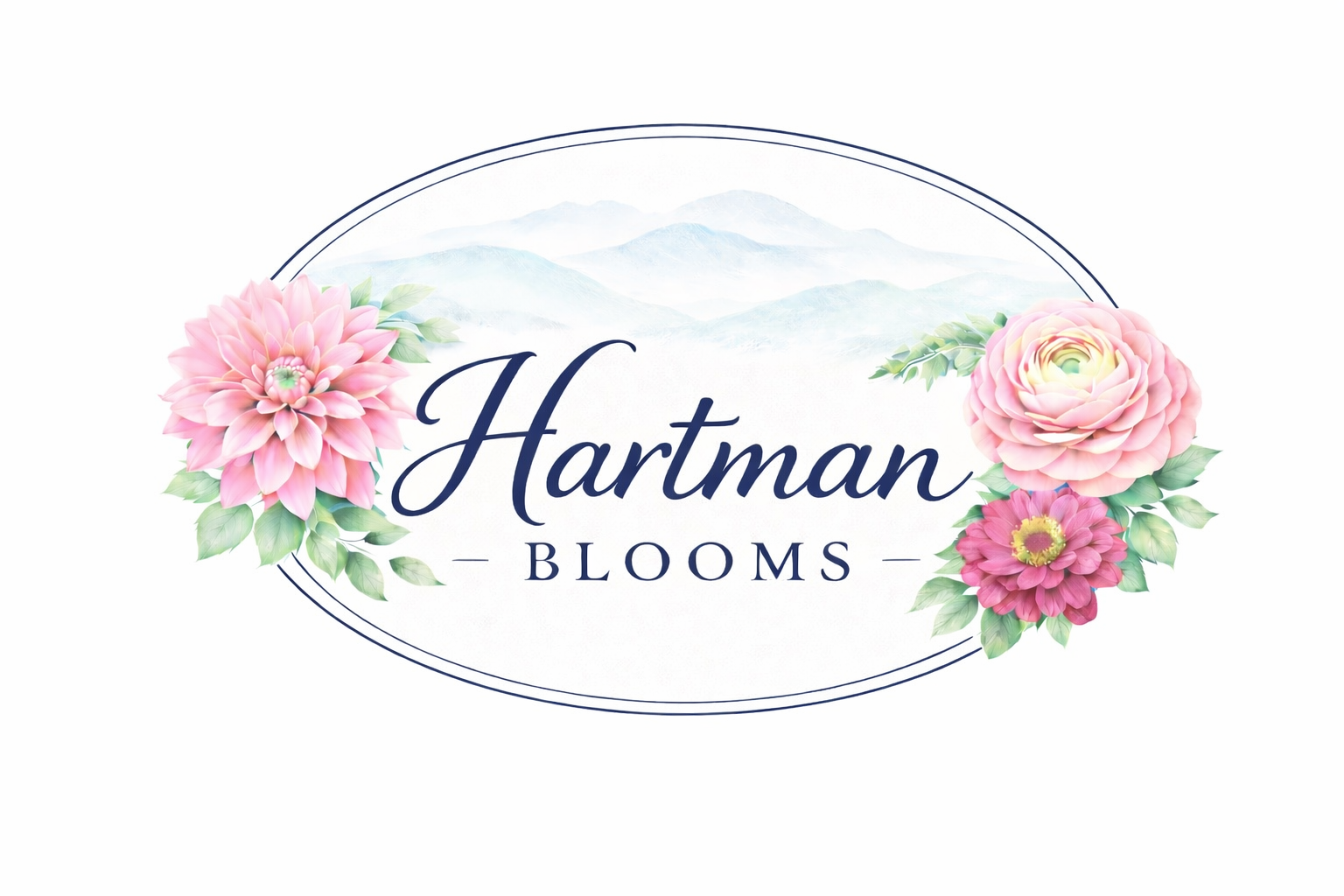 Hartman Blooms Logo